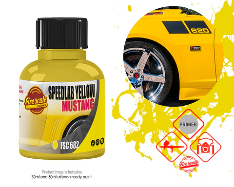 Speedlab Yellow Mustang