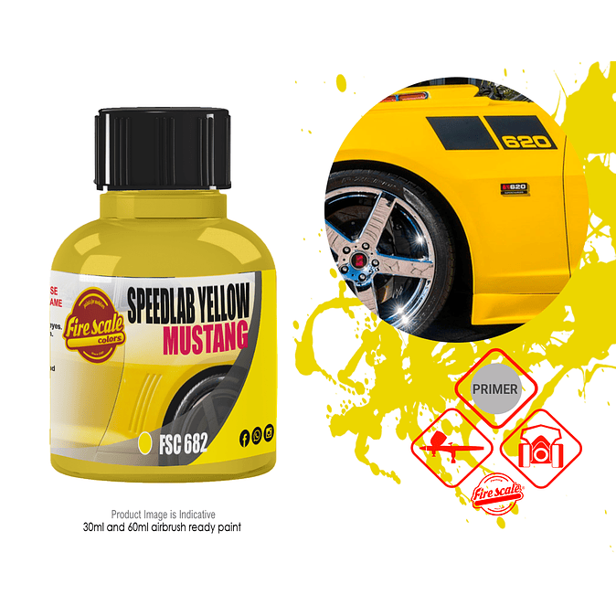Speedlab Yellow Mustang 1