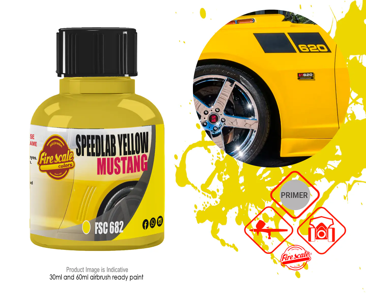 Speedlab Yellow Mustang 1