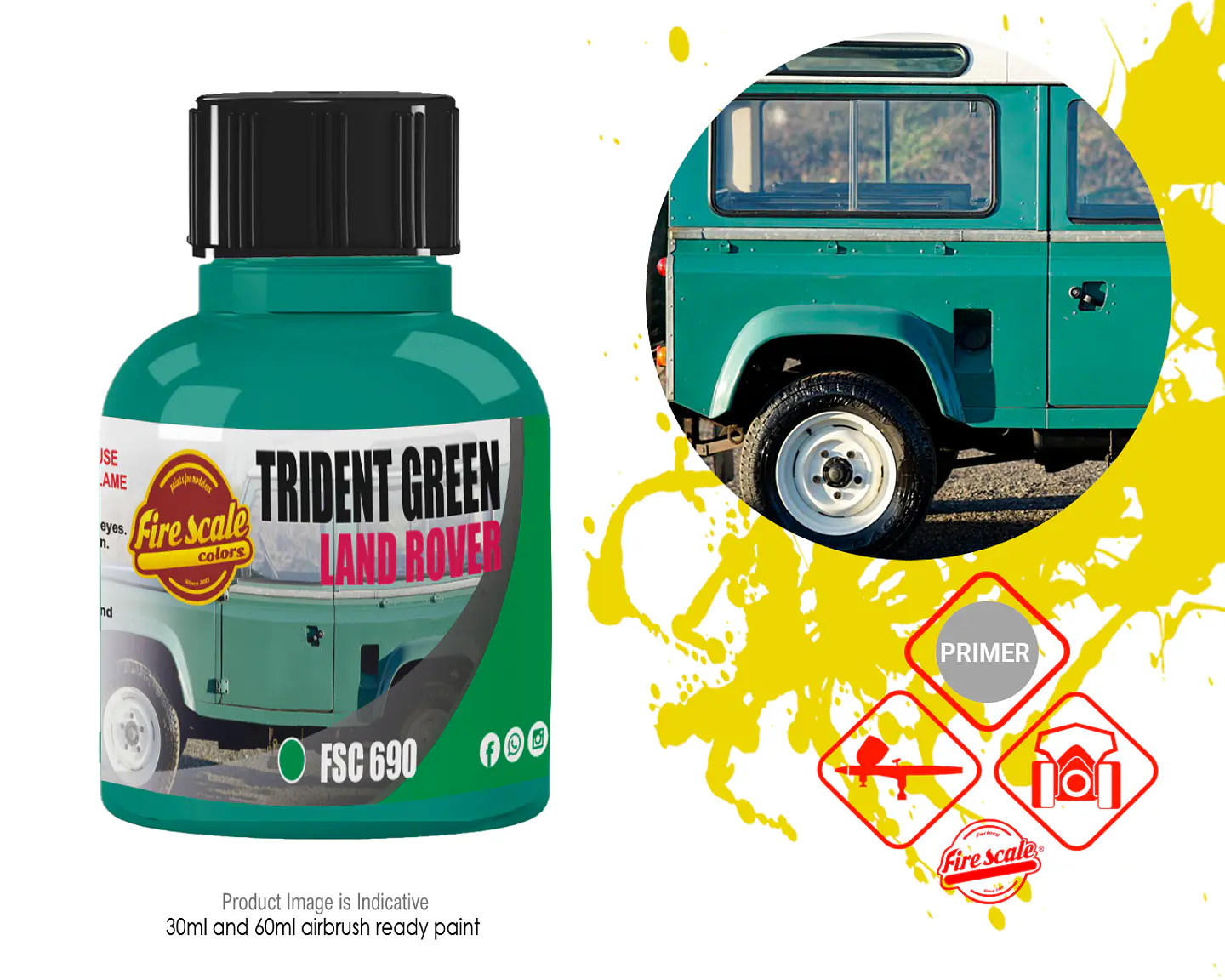 Trident Green Land Rover 1