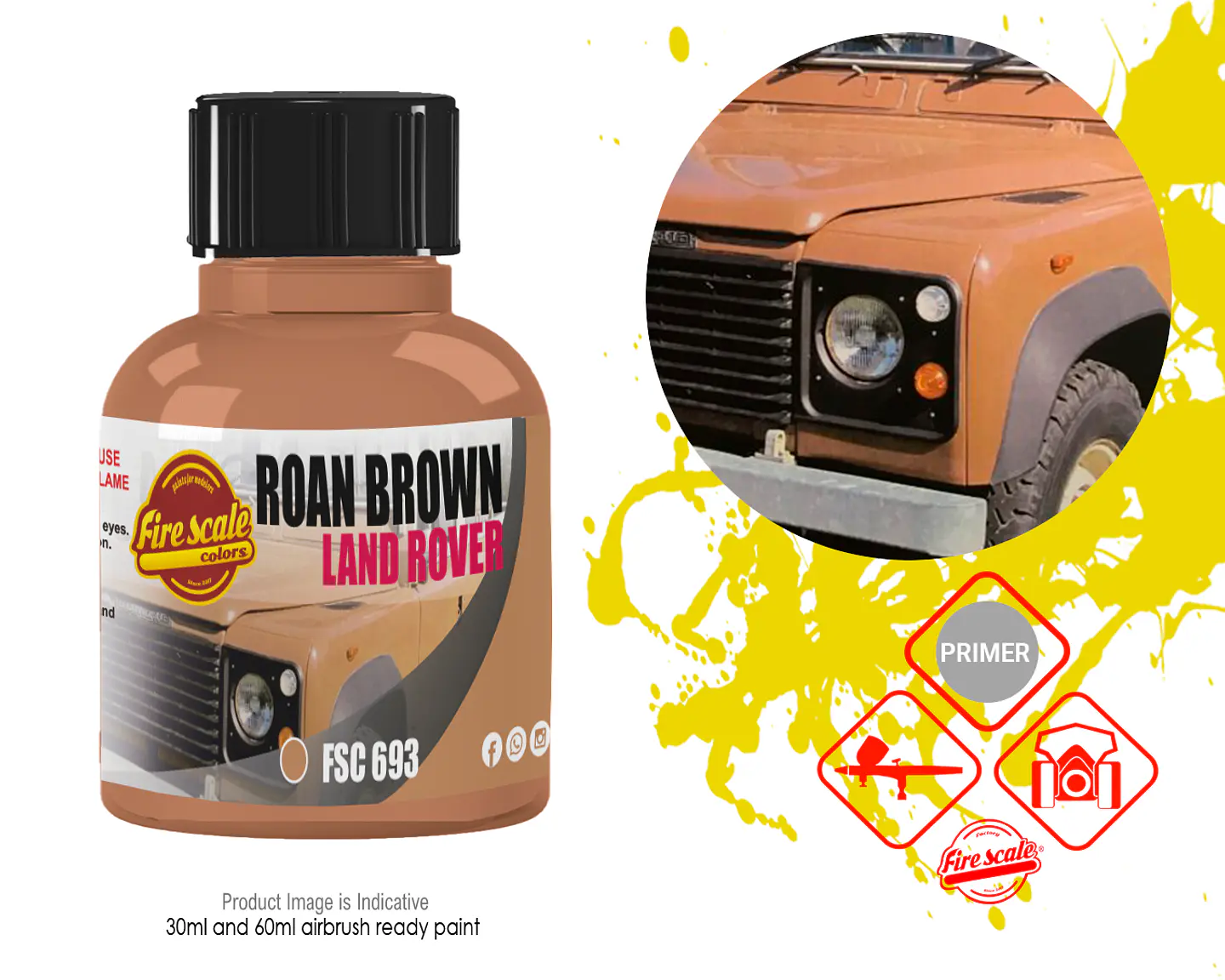 Roan Brown Land Rover 1