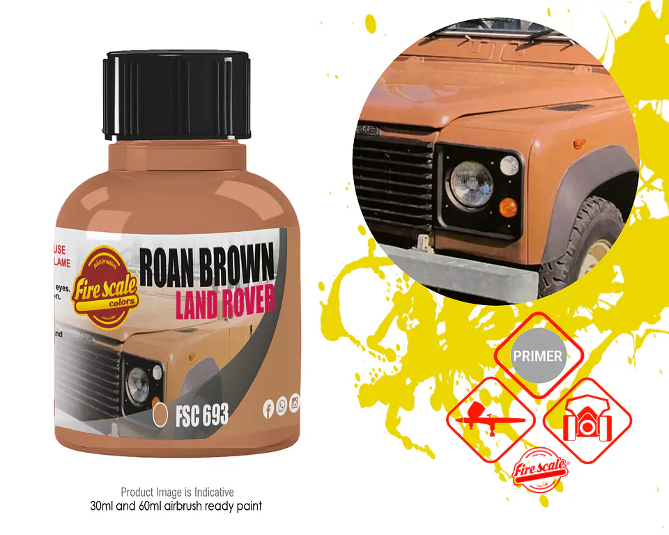 Roan Brown Land Rover 1