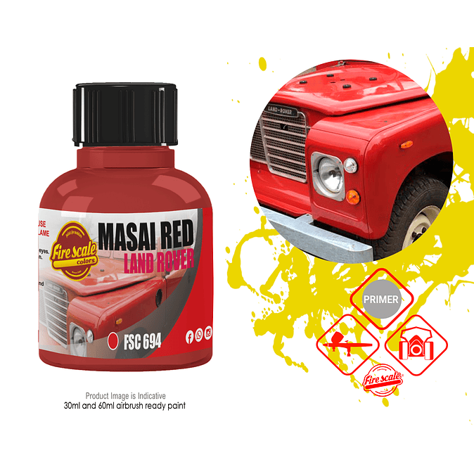 Masai Red Land Rover 1