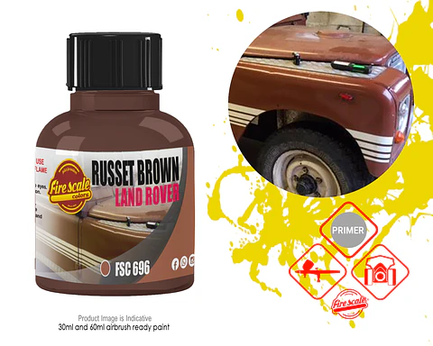 Russet Brown Land Rover