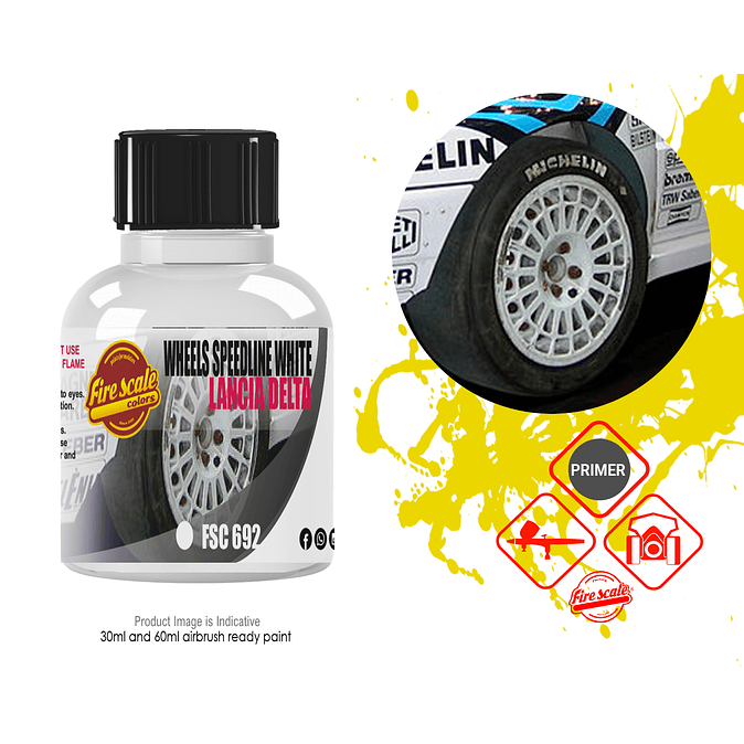 Wheels Speedline White Lancia Delta 1