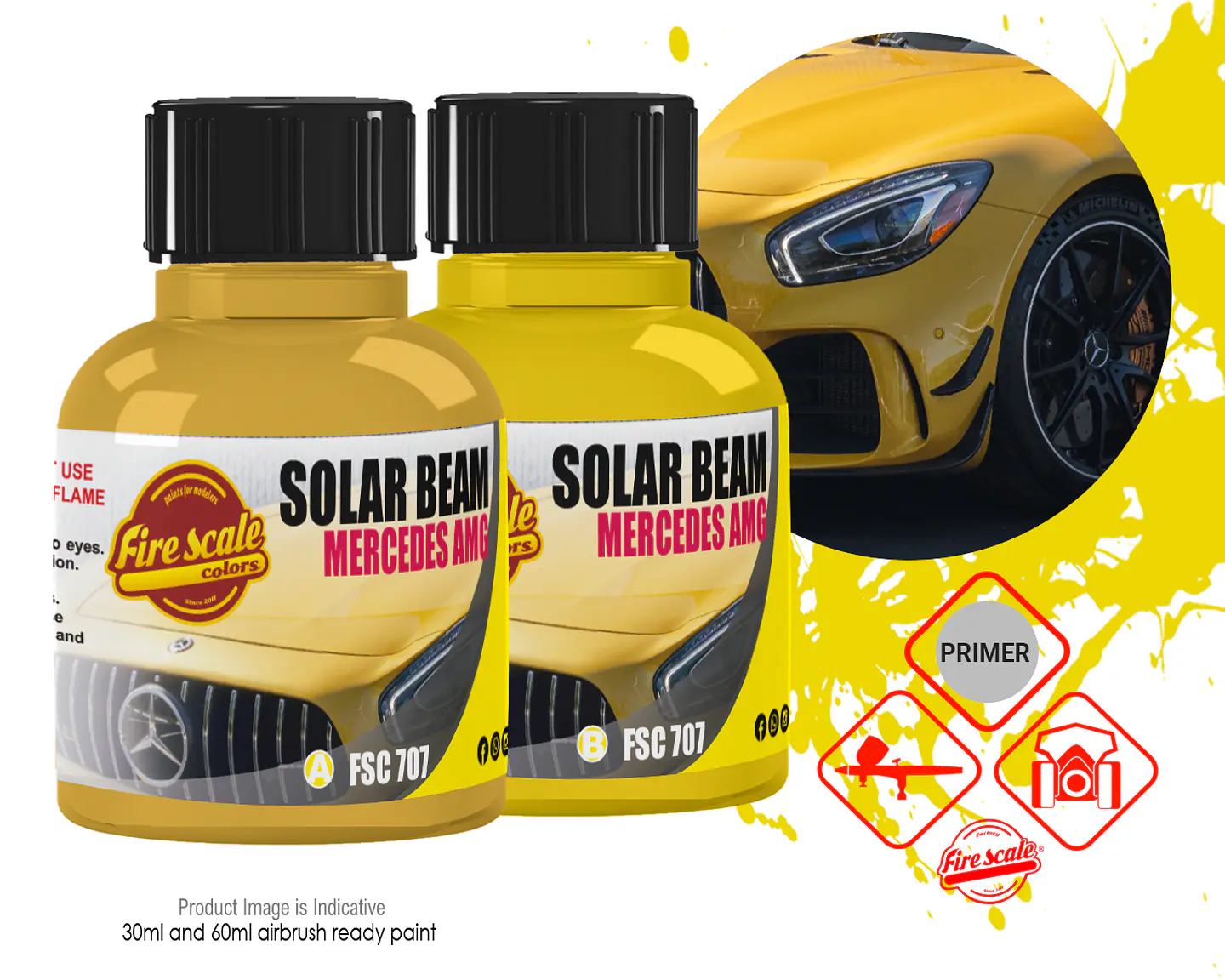 Solar Beam Mercedes AMG + Base Color 1