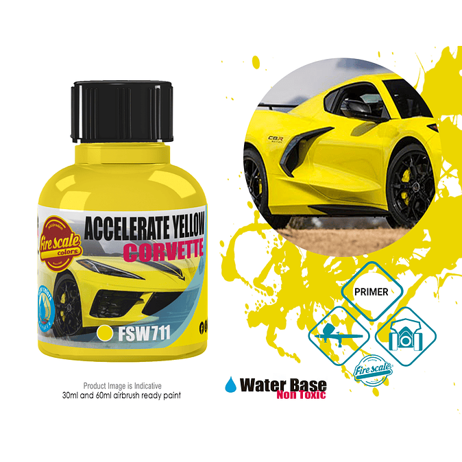 Accelerate Yellow Corvette 1