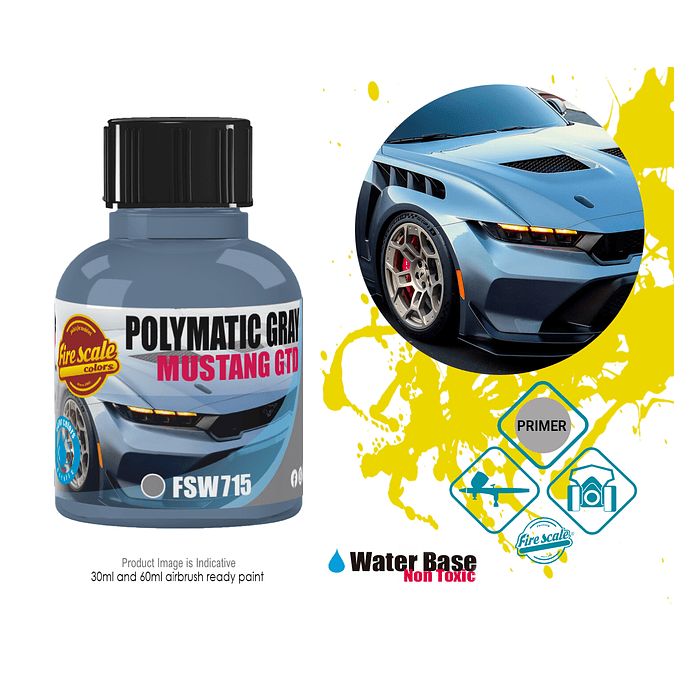 Polymimetic Gray Mustang GTD 1