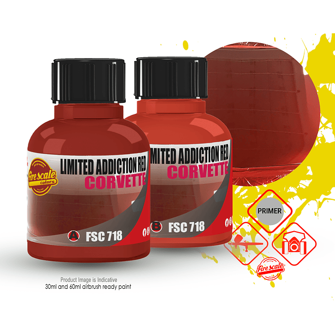 Limited Addiction Red Corvette + Base Color 1