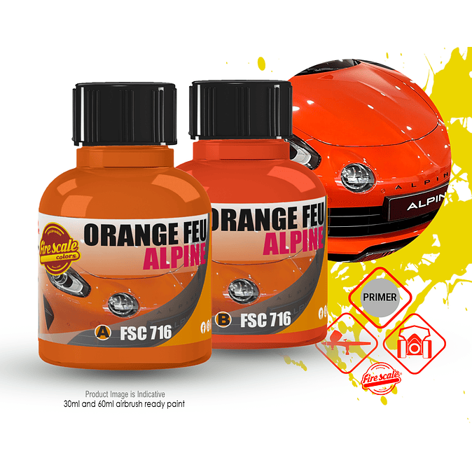 Alpine Orange Feu + Base Color 1