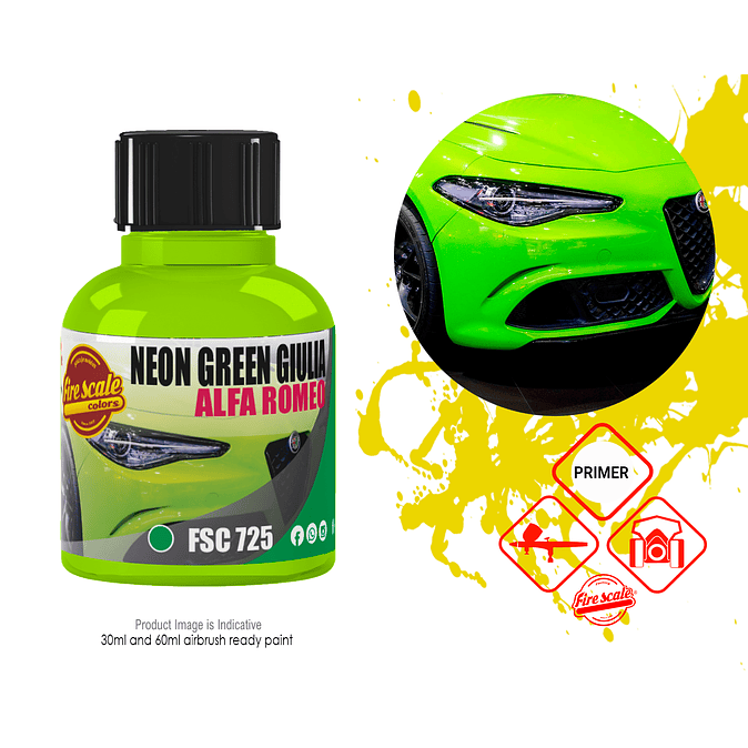 Neon Green Giulia Alfa Romeo 1
