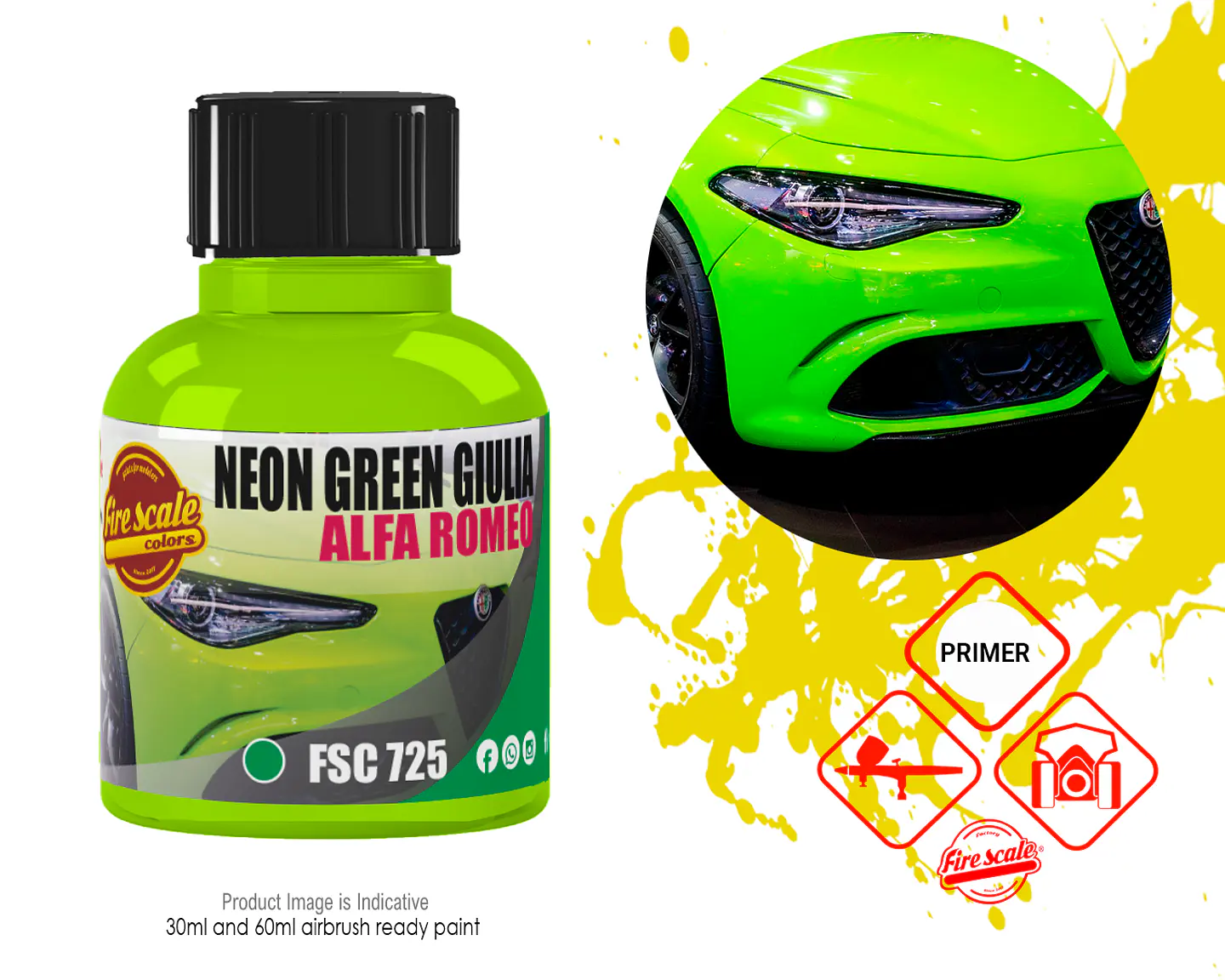 Neon Green Giulia Alfa Romeo 1