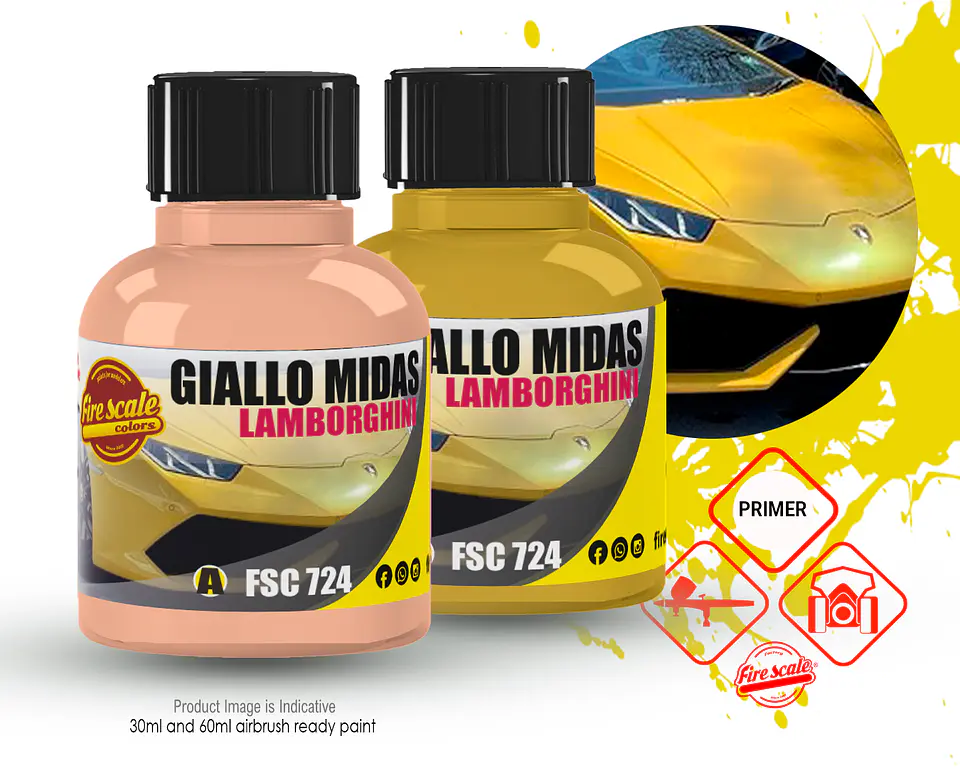 Giallo Midas Lamborghini + Base 1