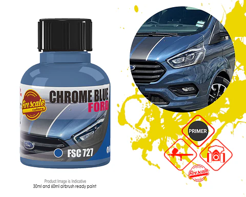 Chrome Blue Ford