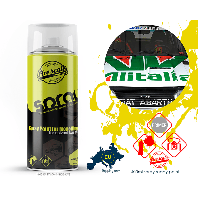 Fiat 131 Alitalia Rally White 400ml 1