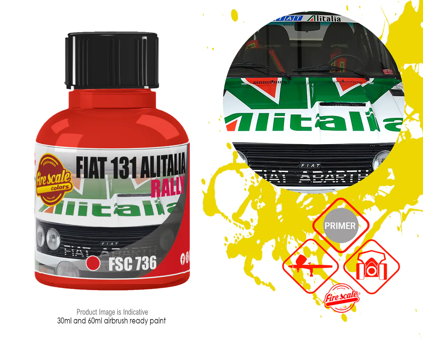 Fiat 131 Alitalia Rally Red 1