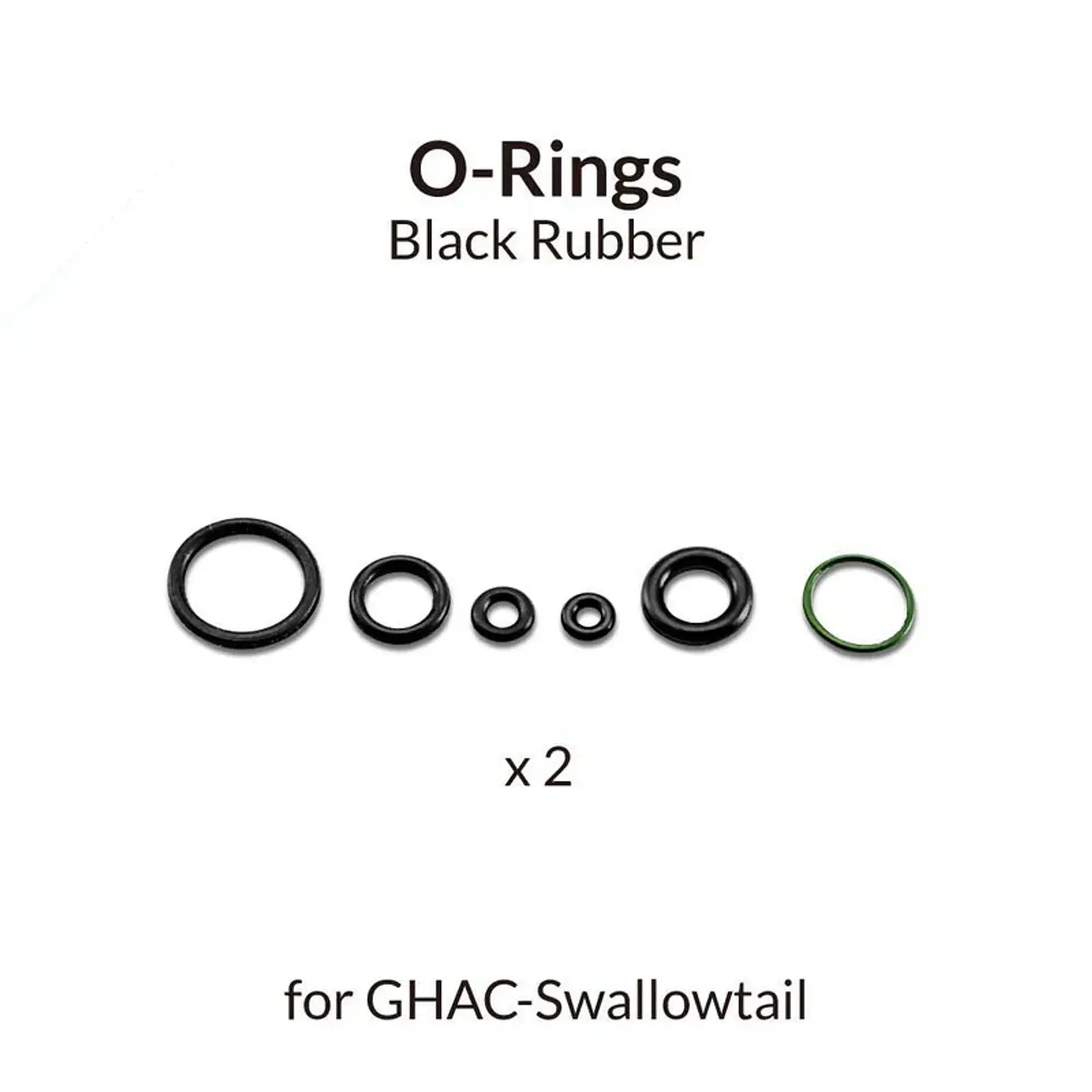 Black O-Ring for GHAC-Swallowtail 1