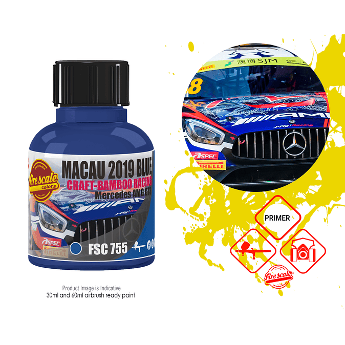 Macau 2019 Blue Craft-Bamboo Racing - Mercedes AMG GT3  1