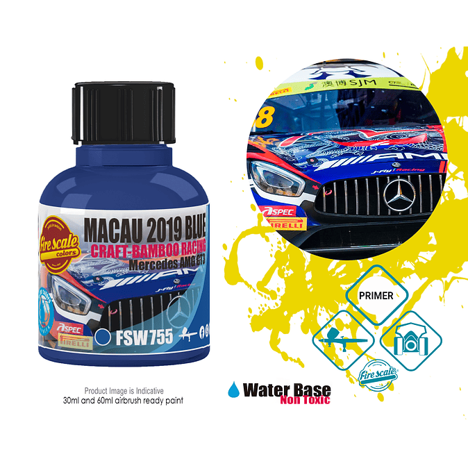 Macau 2019 Blue Craft-Bamboo Racing - Mercedes AMG GT3  1