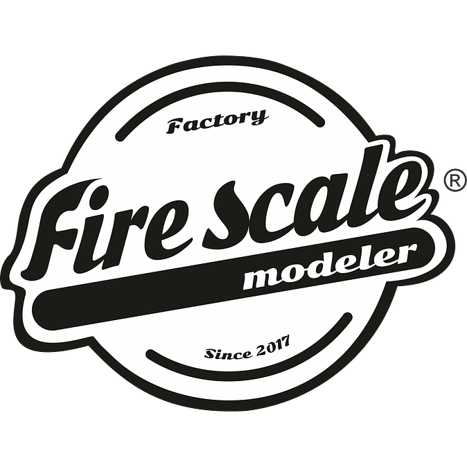 Sticker Fire Scale Logo Line 1