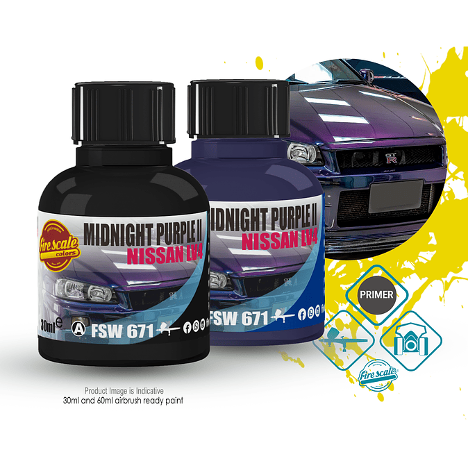 Midnight Purple II Nissan LV4 + Base color  1