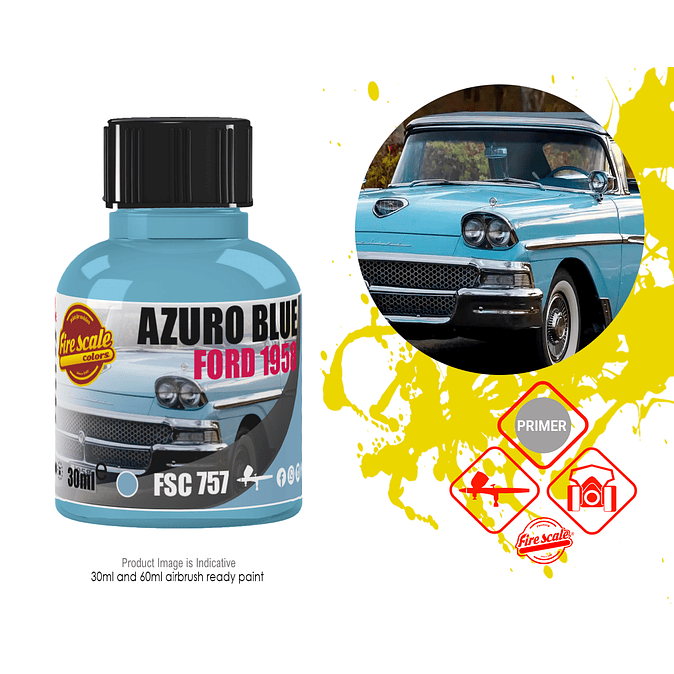 Azuro Blue Ford 1958 1