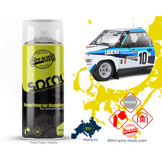 Fiat Abarth Rally Monte Carlo Light Blue 400ml 1
