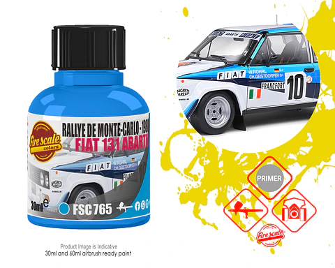 Fiat Abarth Rally Monte Carlo Blue