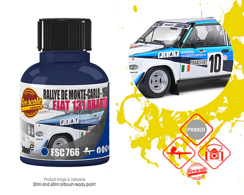 Fiat Abarth Rally Monte Carlo Dark Blue