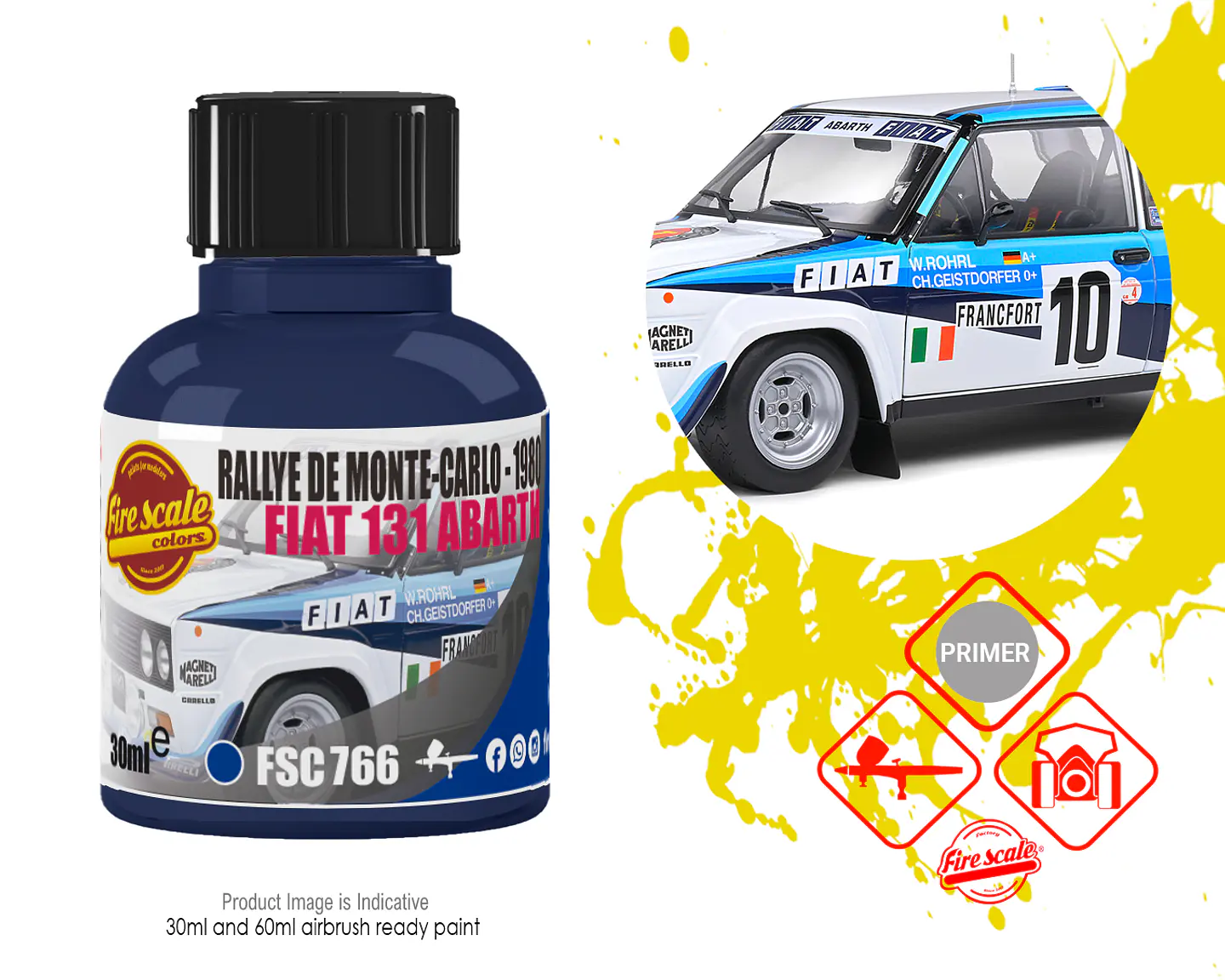 Fiat Abarth Rally Monte Carlo Dark Blue 1