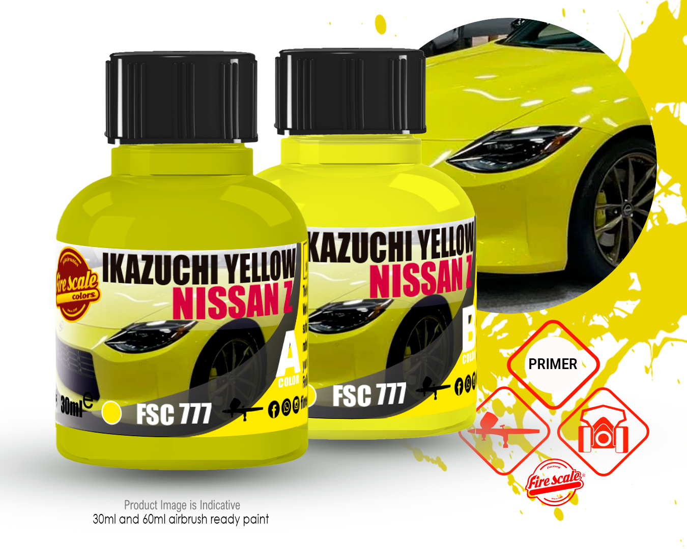 Nissan Z Ikazuchi Yellow + BASE