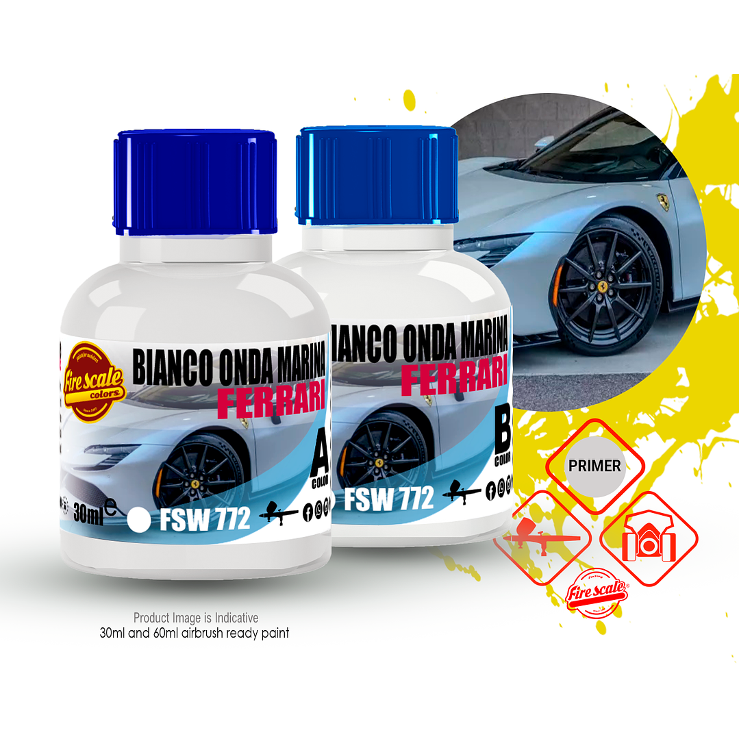 Bianco Onda Marina Ferrari + Base  1