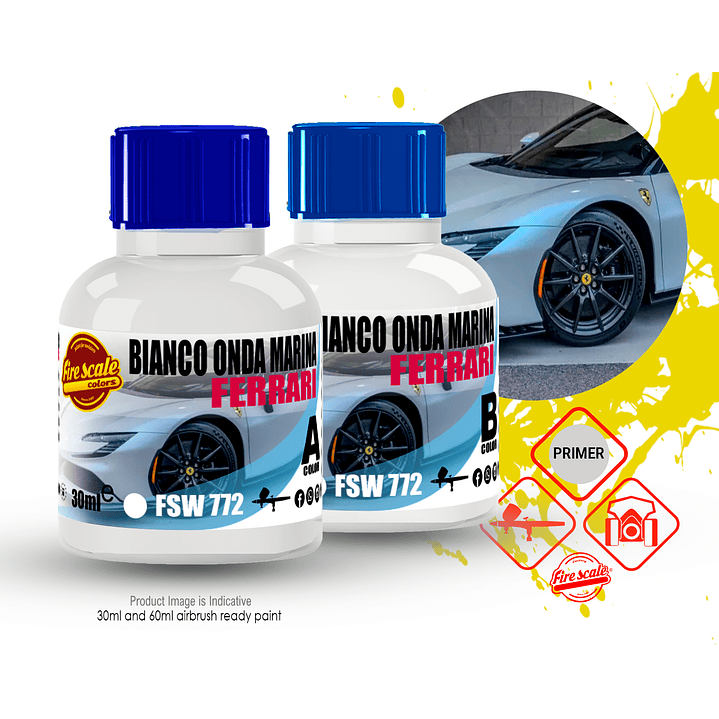 Bianco Onda Marina Ferrari + Base  1