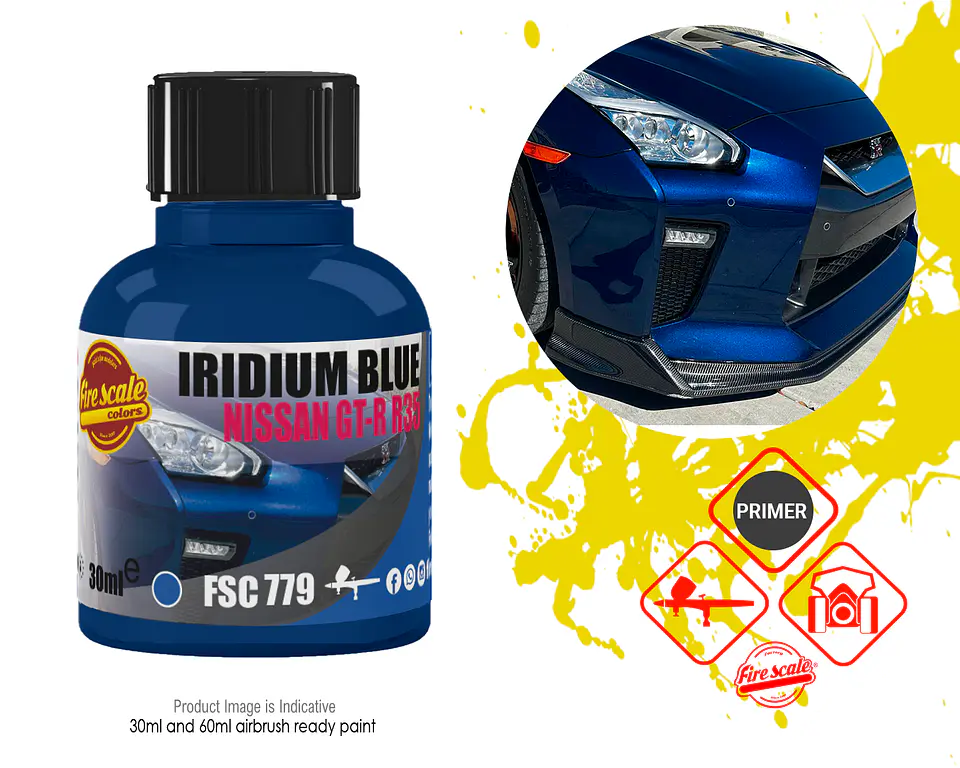 RAY Iridium Blue Nissan GT-R R35 1