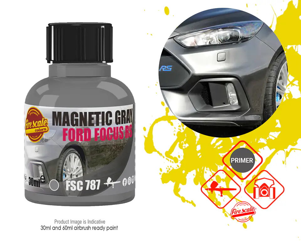 Magnetic Gray Ford Focus RS 1