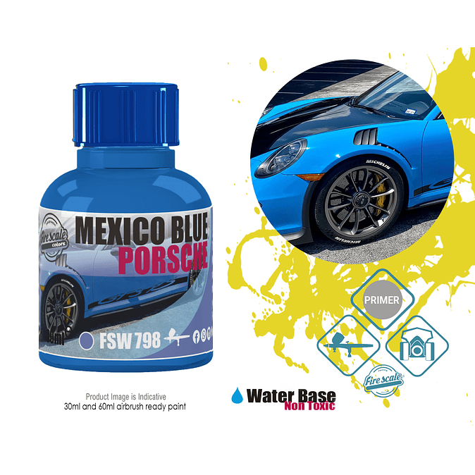 Mexico Blue Porsche 1