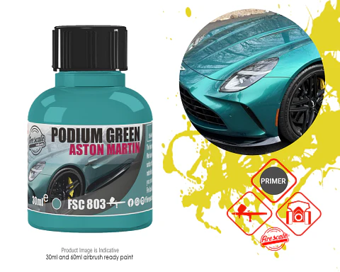 Podium Green Aston Martin