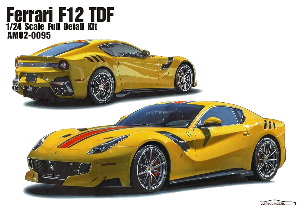 Ferrari F12 TDF 1/24 scale