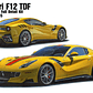 Ferrari F12 TDF 1/24 scale - thumbnail 1