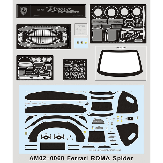 FERRARI ROMA SPIDER 1/24 Scale 4