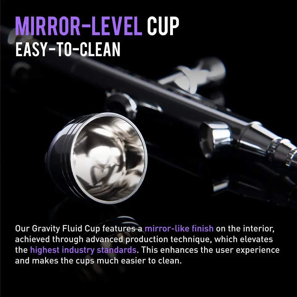 GHAC-98D 0.35 & 0.5mm Ace Series Airbrush 4