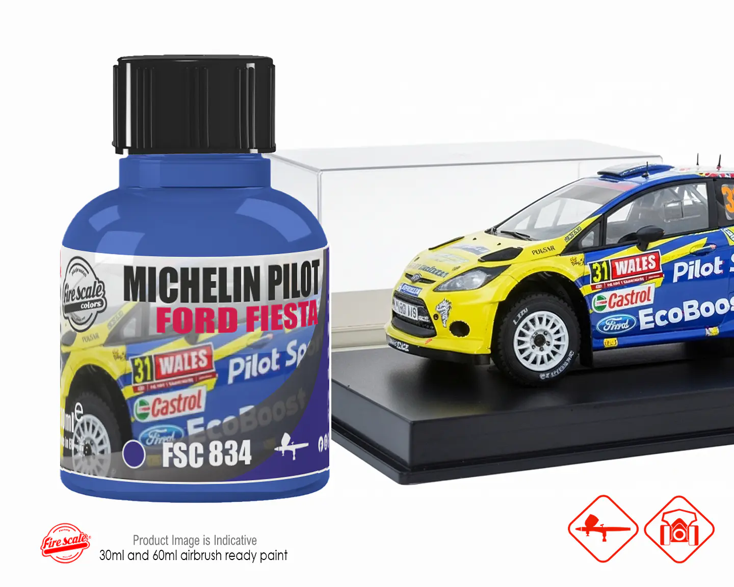 Ford Fiesta Michelin Pilot blue 1