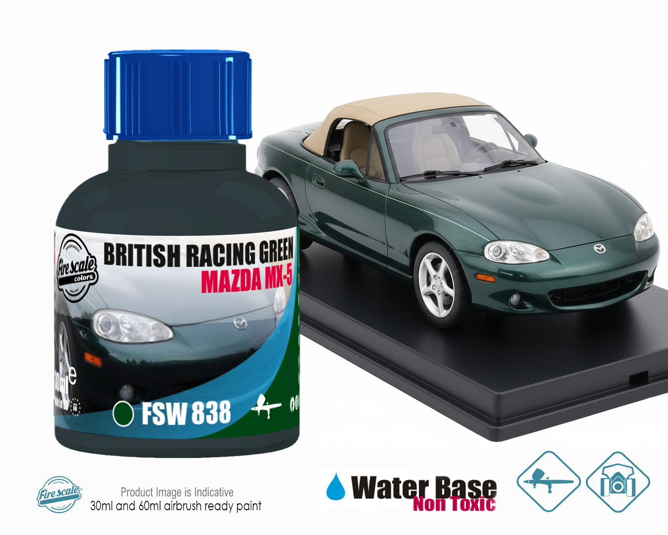 BRITISH RACING GREEN MAZDA MX-5