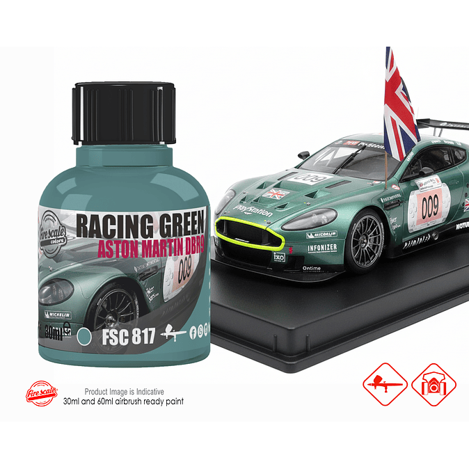 RACING GREEN ASTON MARTIN DBR9 1