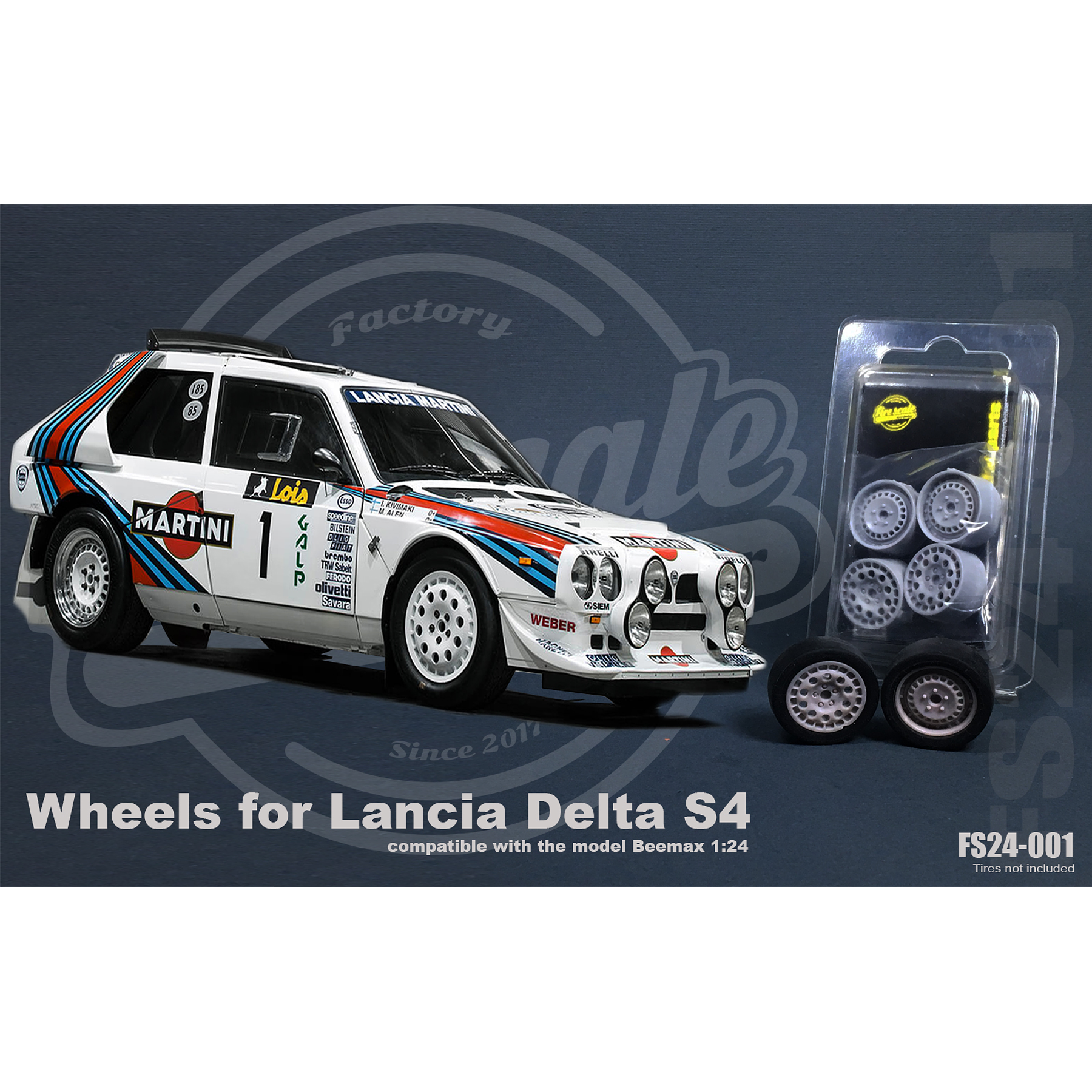 Llantas Lancia Delta S4 - 1:24
