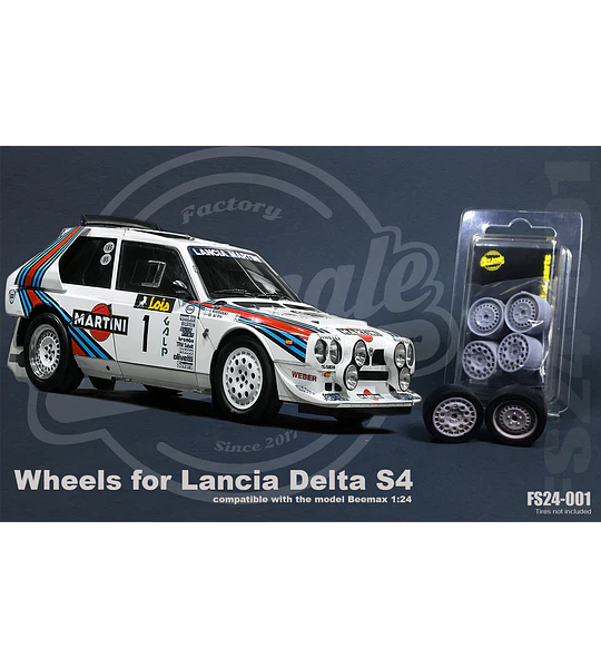 Lancia Delta S4 Rims - 1:24