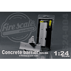 Concrete Barrier 1:24 Scale 1