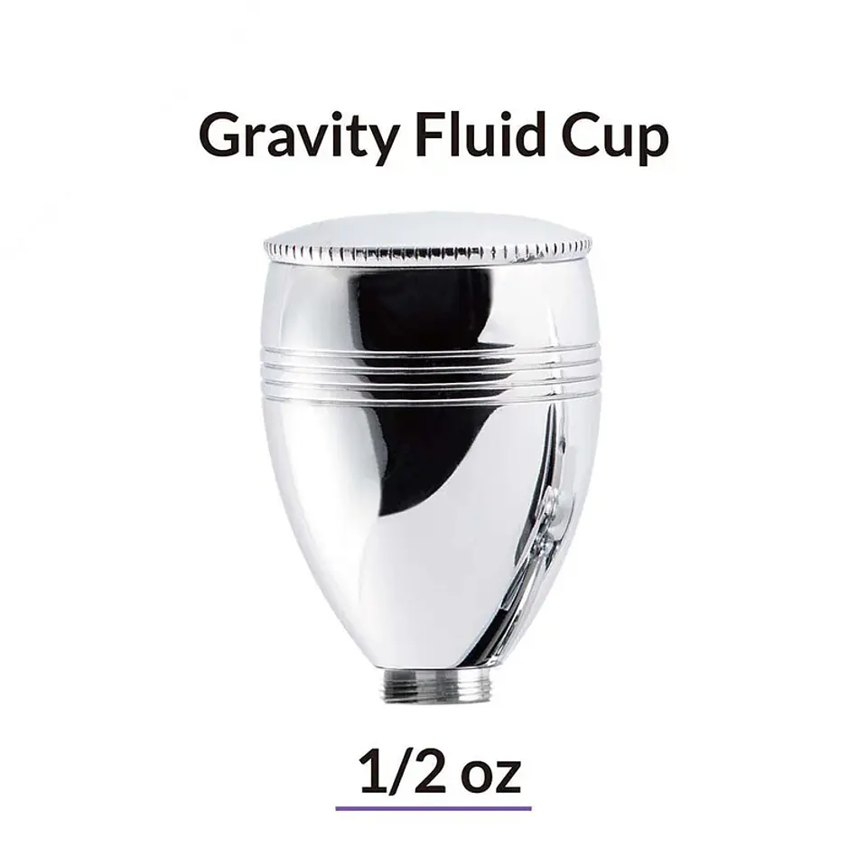 1/2oz / 15ml Smooth-Level Gravity Fluid Airbrush Cup 1