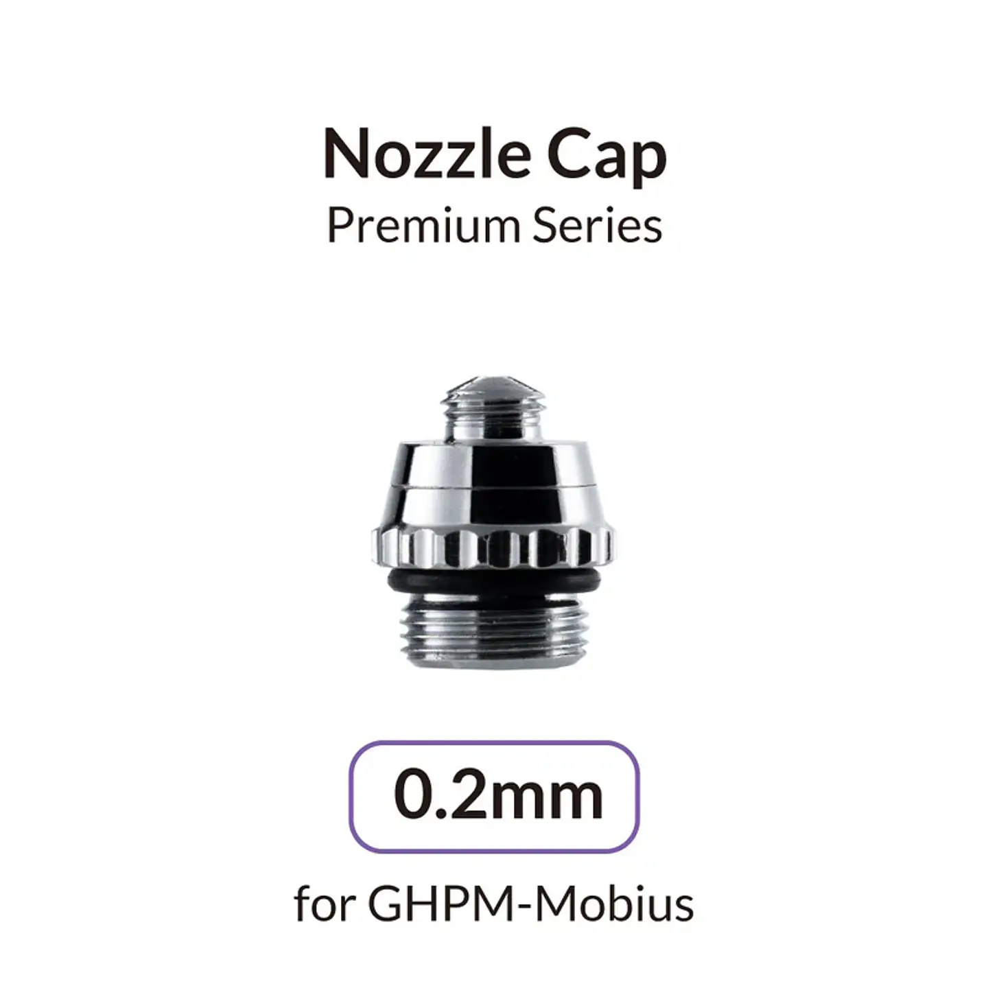 0.2mm Airbrush Nozzle Cap for Mobius 1