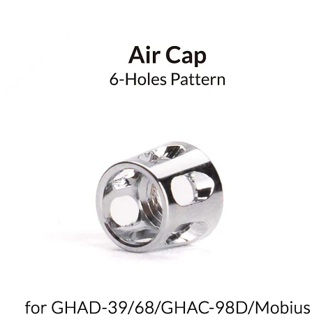 6-Holes Pattern Airbrush Air Cap